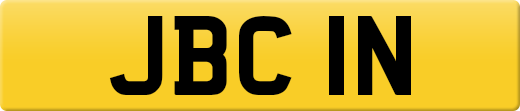 JBC 1N private number plate